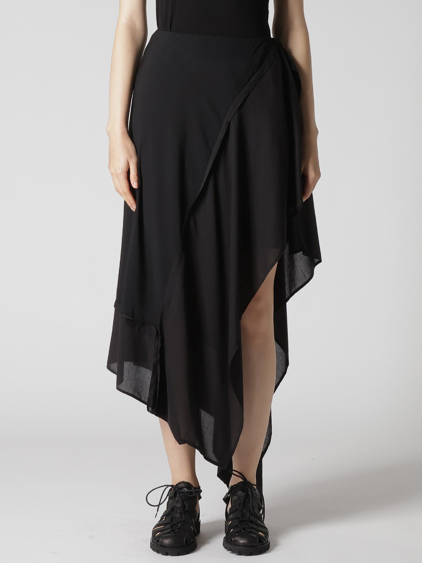 LAYERED COMBINATION SKIRT