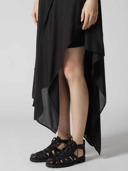 LAYERED COMBINATION SKIRT