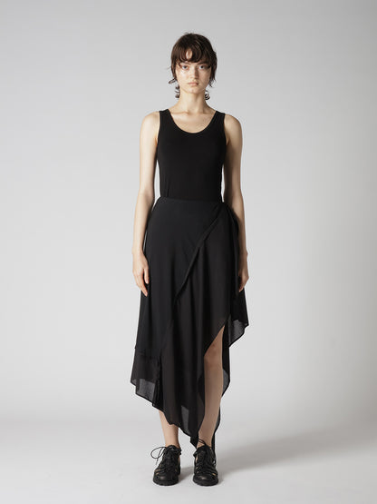 LAYERED COMBINATION SKIRT