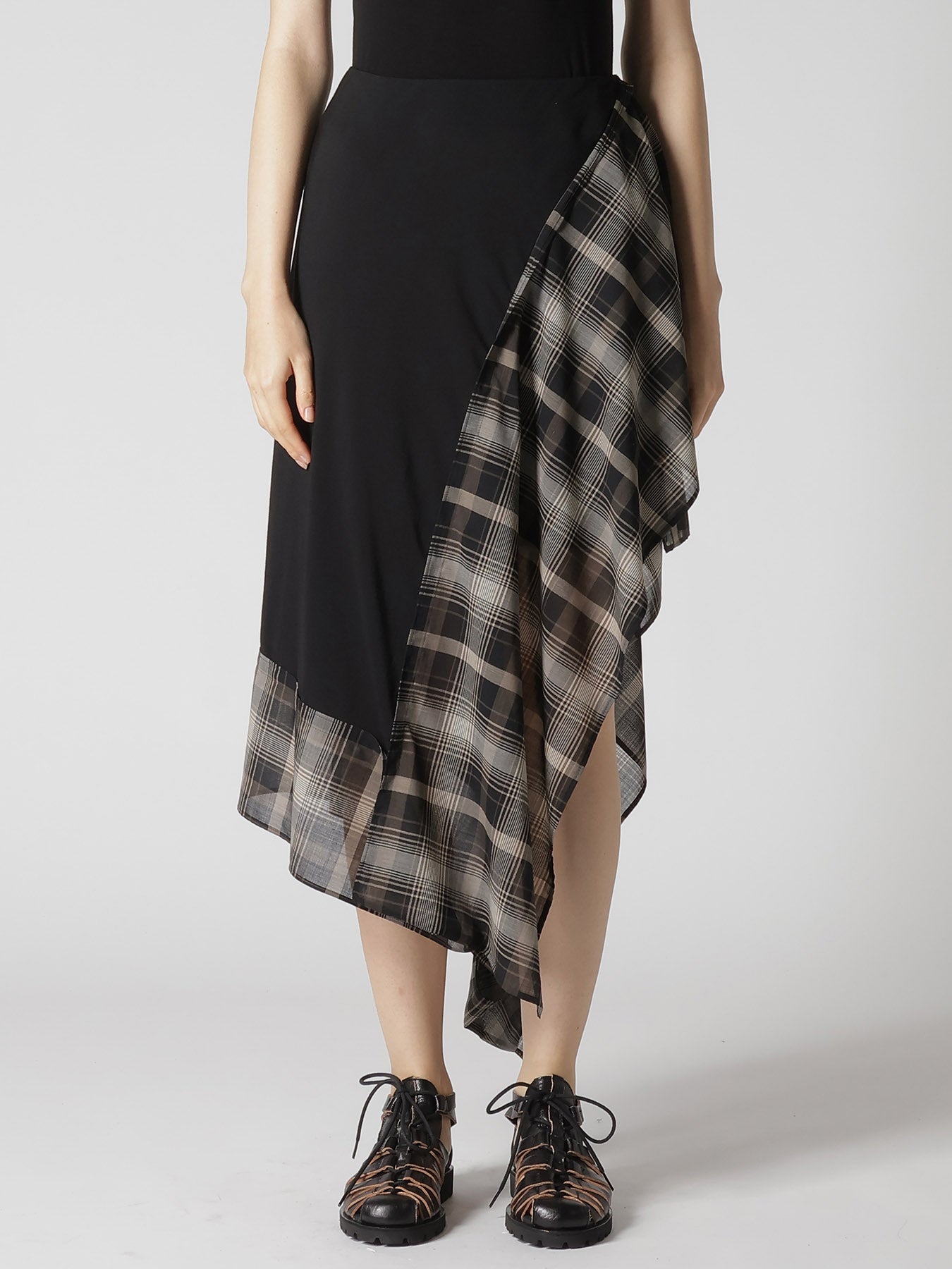 LAYERED COMBINATION SKIRT