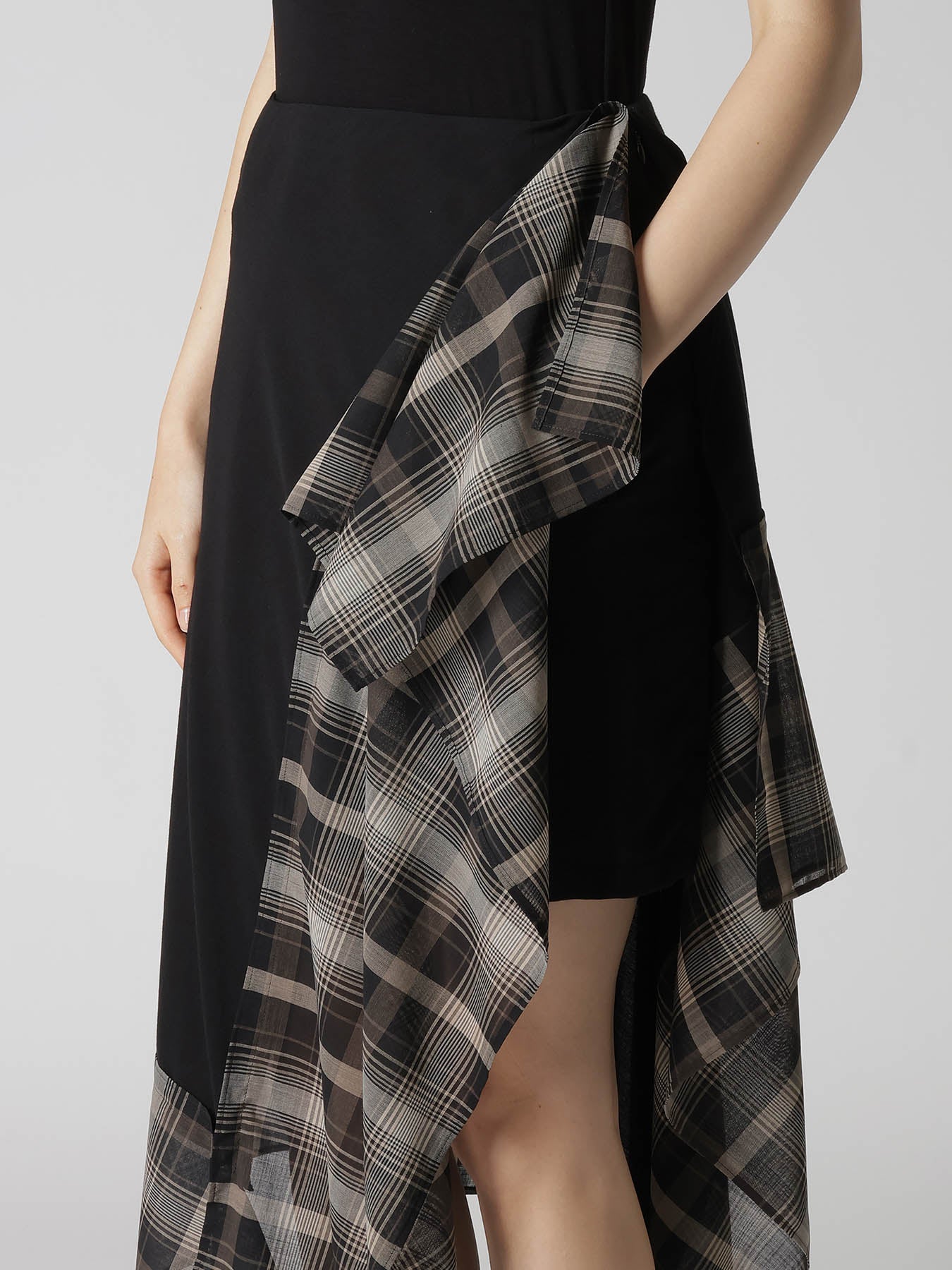 LAYERED COMBINATION SKIRT