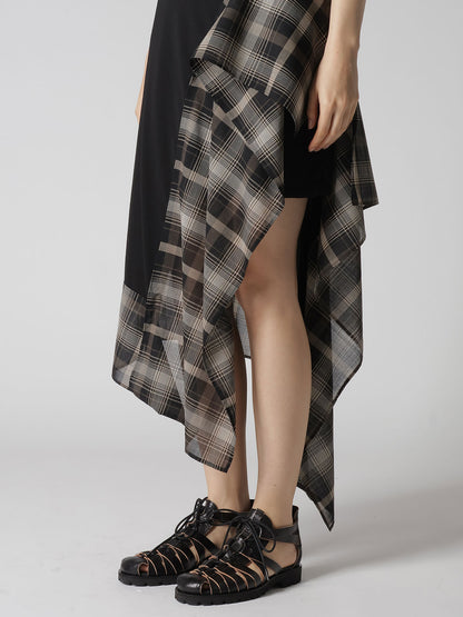 LAYERED COMBINATION SKIRT