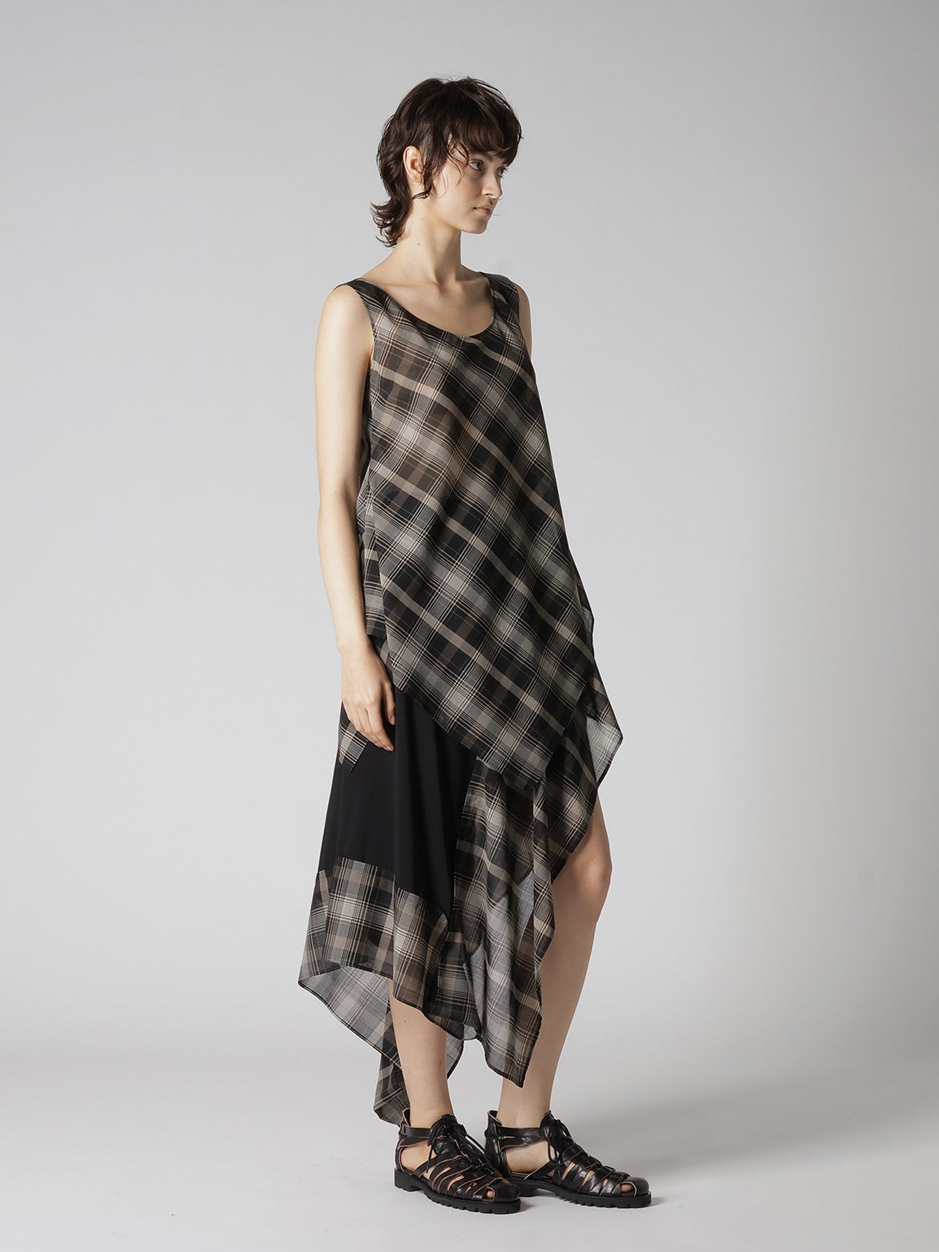 LAYERED COMBINATION SKIRT