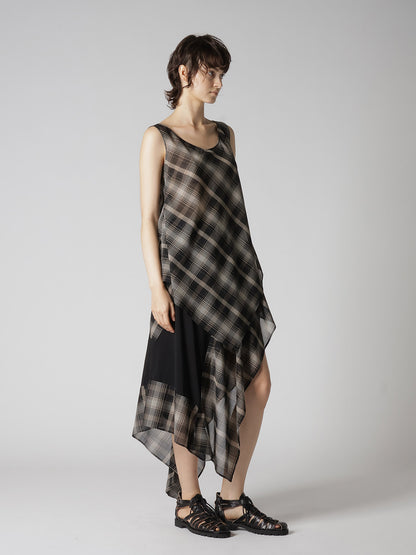 LAYERED COMBINATION SKIRT