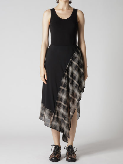 LAYERED COMBINATION SKIRT
