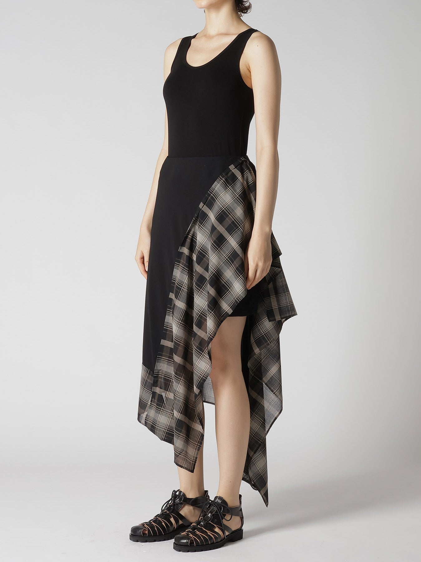 LAYERED COMBINATION SKIRT
