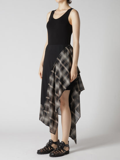 LAYERED COMBINATION SKIRT