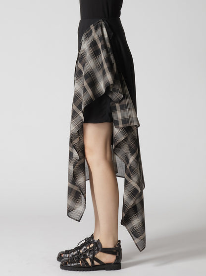 LAYERED COMBINATION SKIRT
