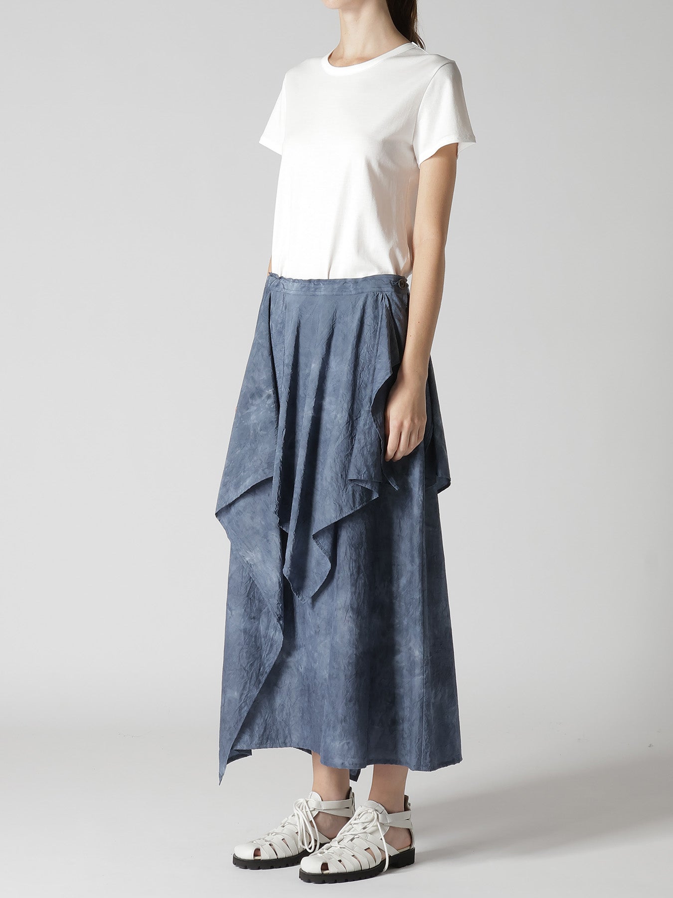 "CHUSEN" DRAPE SKIRT