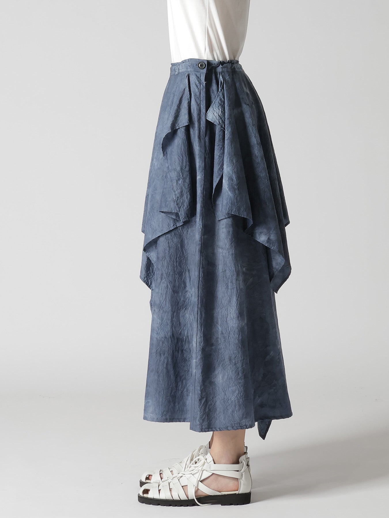 "CHUSEN" DRAPE SKIRT