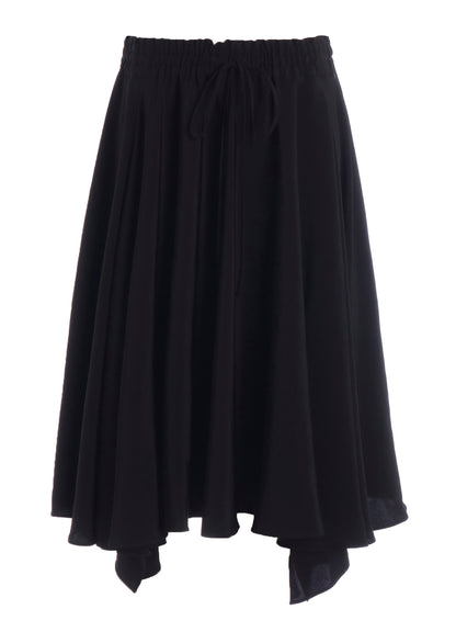 TA/PE CREPE DE CHINE FLARE GATHER SKIRT