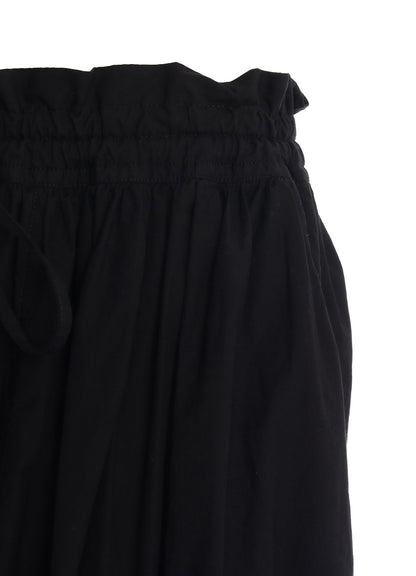 COTTON TYPEWRITER TIERED SKIRT