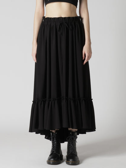 TA/PE GEORGETTE TIERED GATHERED SKIRT