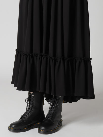 TA/PE GEORGETTE TIERED GATHERED SKIRT