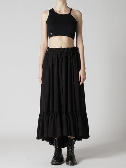 TA/PE GEORGETTE TIERED GATHERED SKIRT