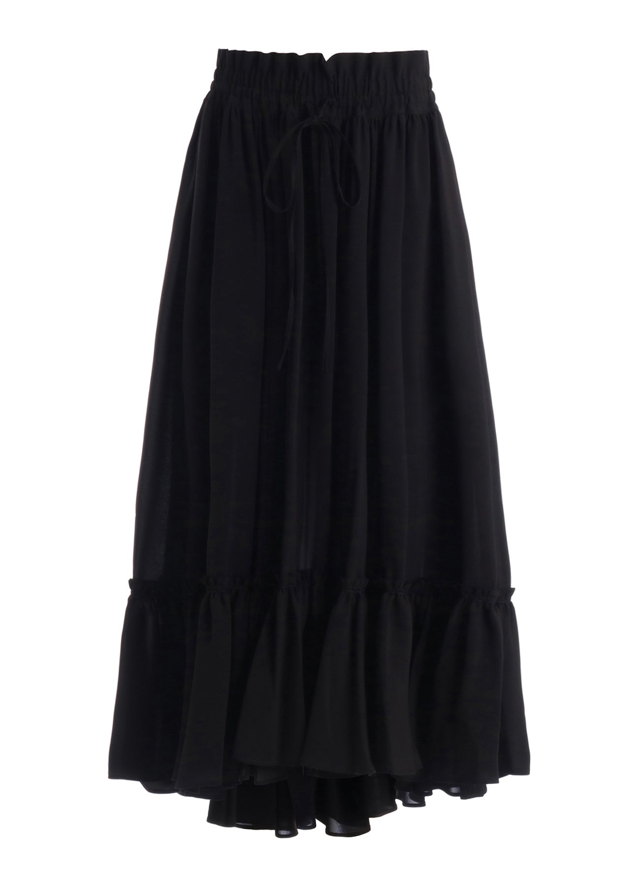 TA/PE GEORGETTE TIERED GATHERED SKIRT