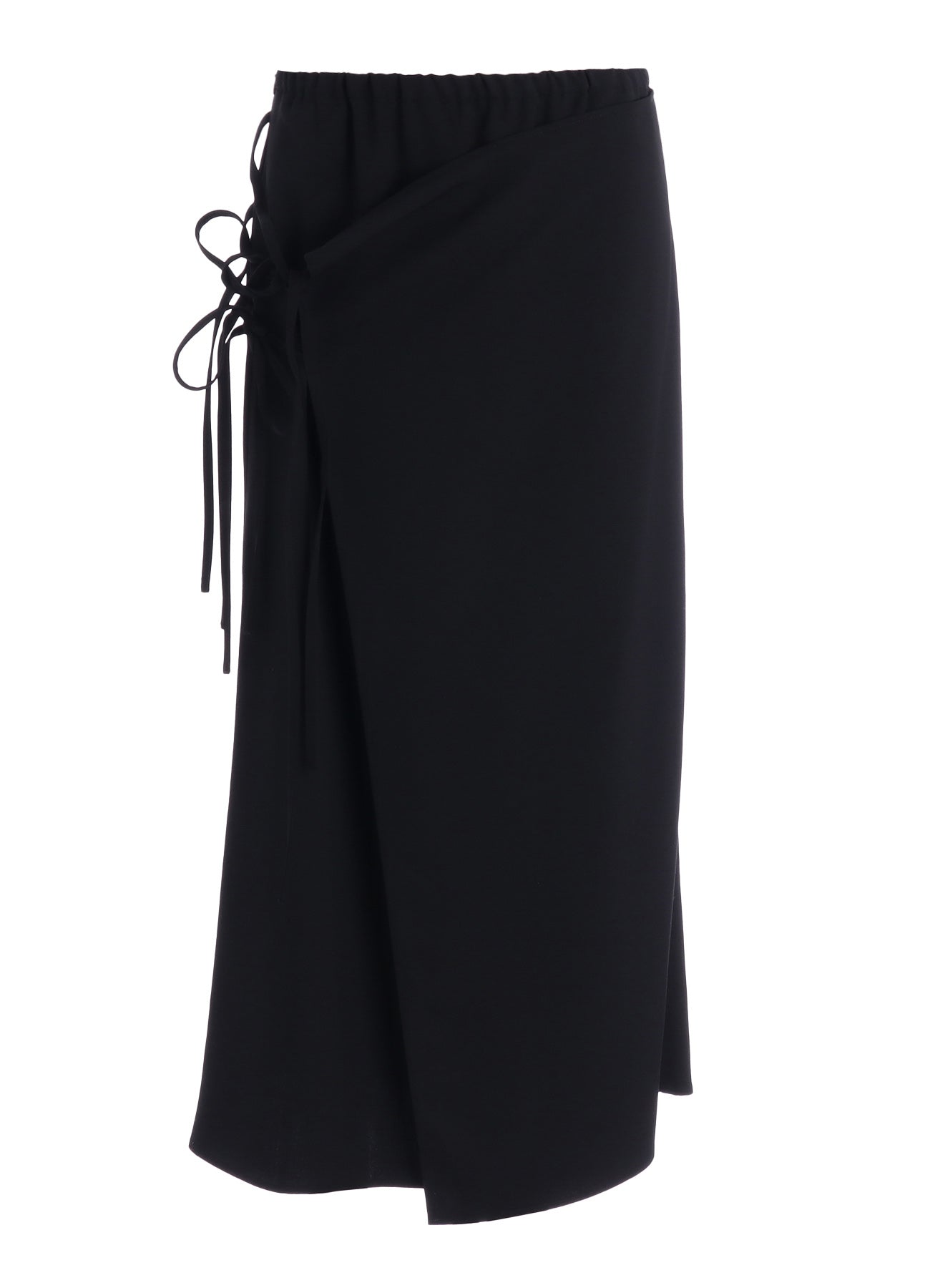 WOOL GABARDINE WRAP SKIRT