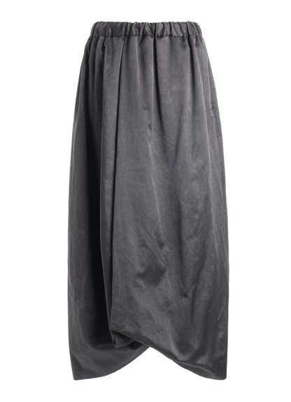 BLEACH SATIN TUCK SKIRT