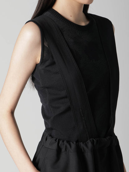 WOOL GABARDINE BALLLON SKIRT