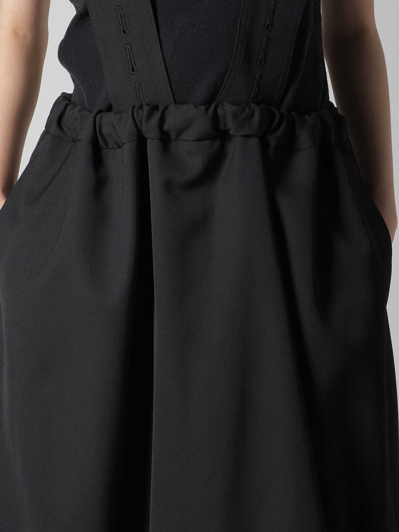 WOOL GABARDINE BALLLON SKIRT