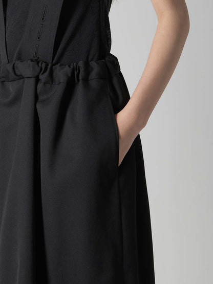 WOOL GABARDINE BALLLON SKIRT