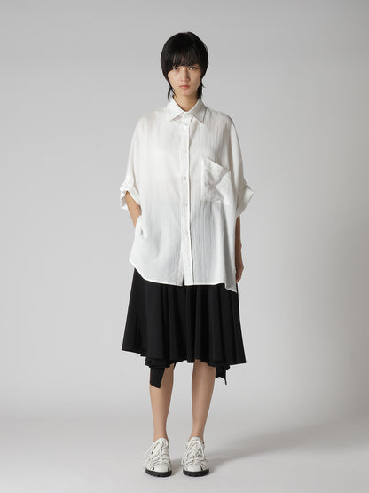 Y" EMBROIDERY CROPPED TEE