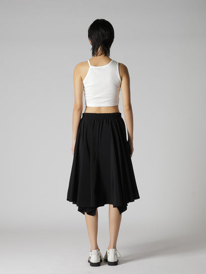 Y" EMBROIDERY CROPPED TEE