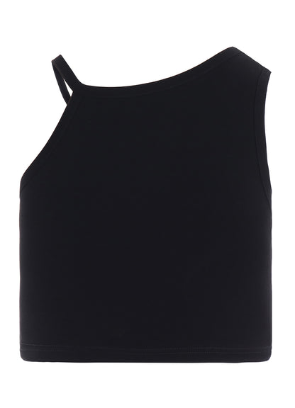 Y" EMBROIDERY CROPPED TEE