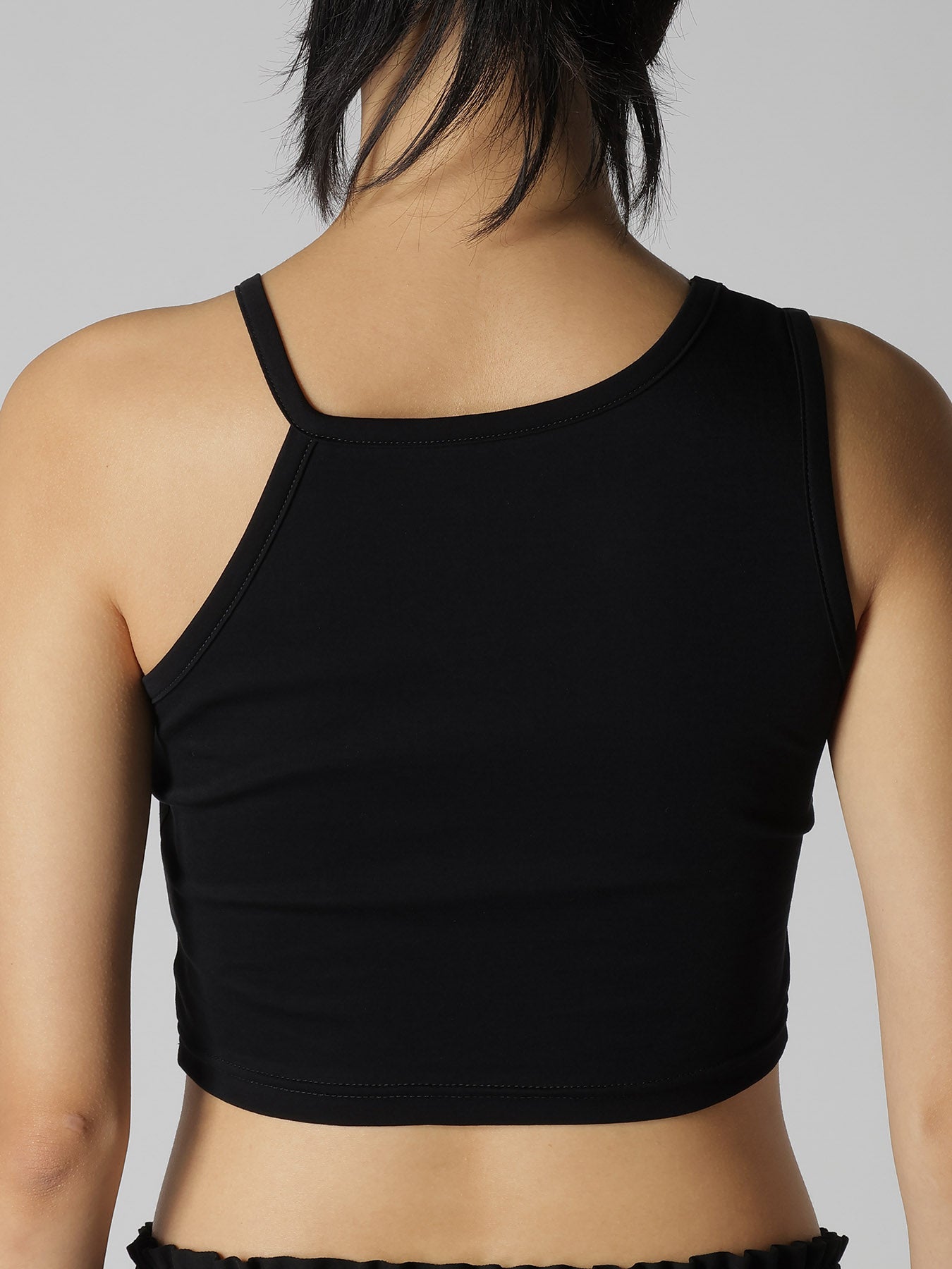 Y" EMBROIDERY CROPPED TEE