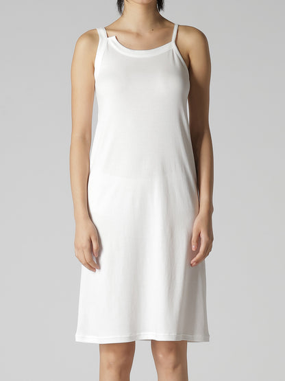 Y" EMBROIDERY SLEEVELESS LONG TEE