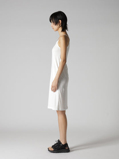 Y" EMBROIDERY SLEEVELESS LONG TEE