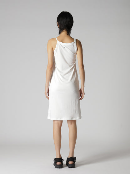 Y" EMBROIDERY SLEEVELESS LONG TEE