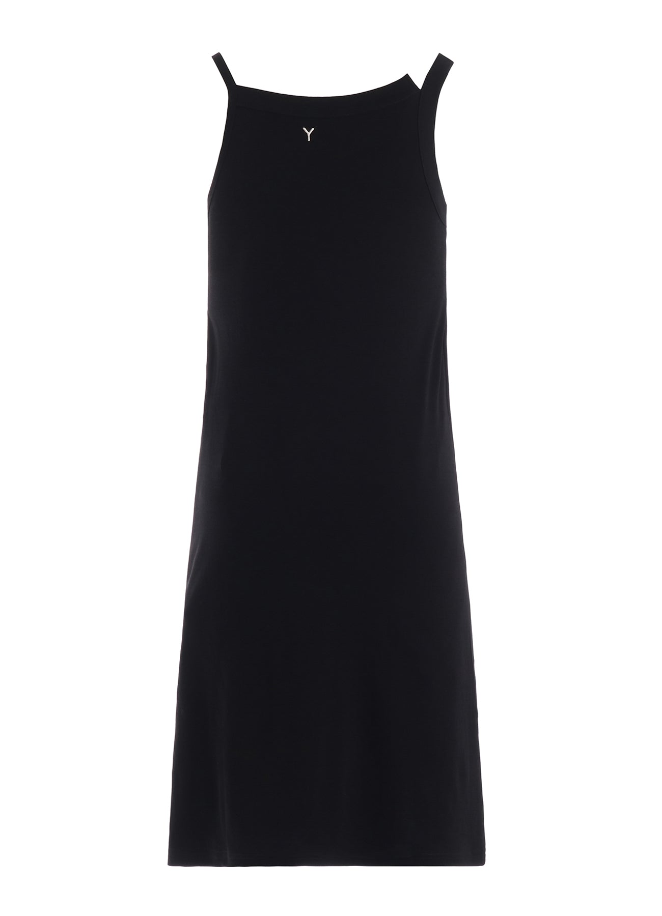 Y" EMBROIDERY SLEEVELESS LONG TEE