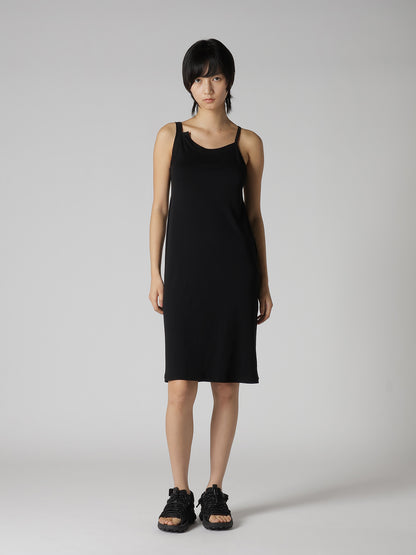 Y" EMBROIDERY SLEEVELESS LONG TEE