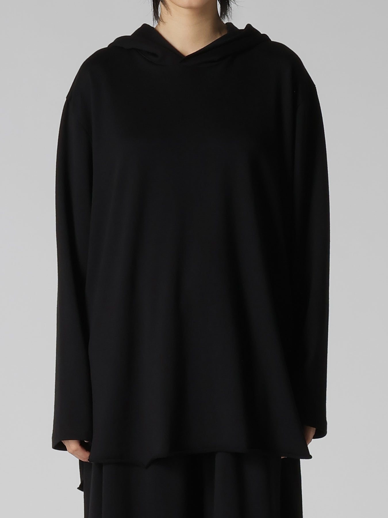 SOFT FRENCHTERRY HOODED LONG SLEEVE TEE