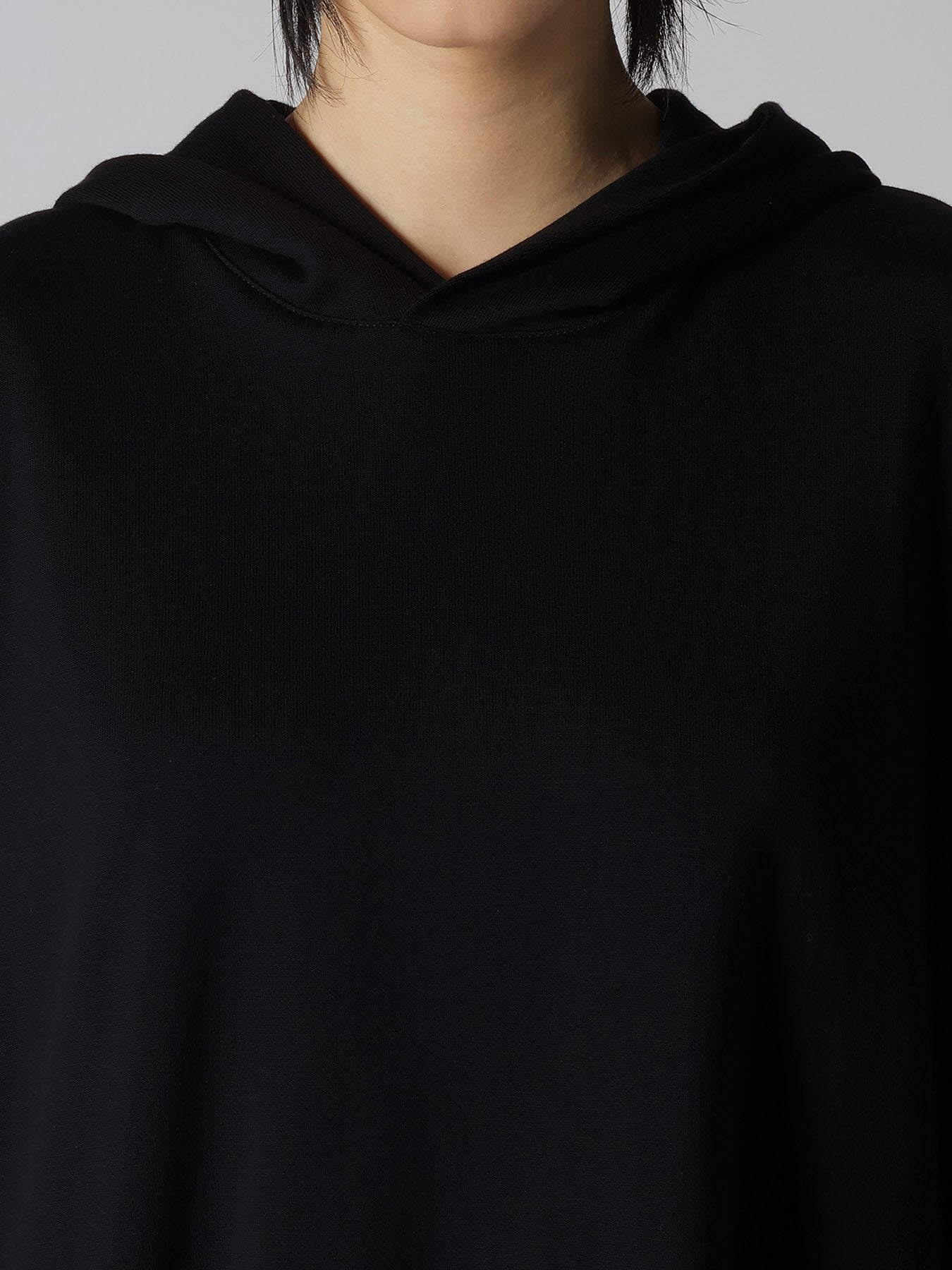 SOFT FRENCHTERRY HOODED LONG SLEEVE TEE – THE SHOP YOHJI YAMAMOTO