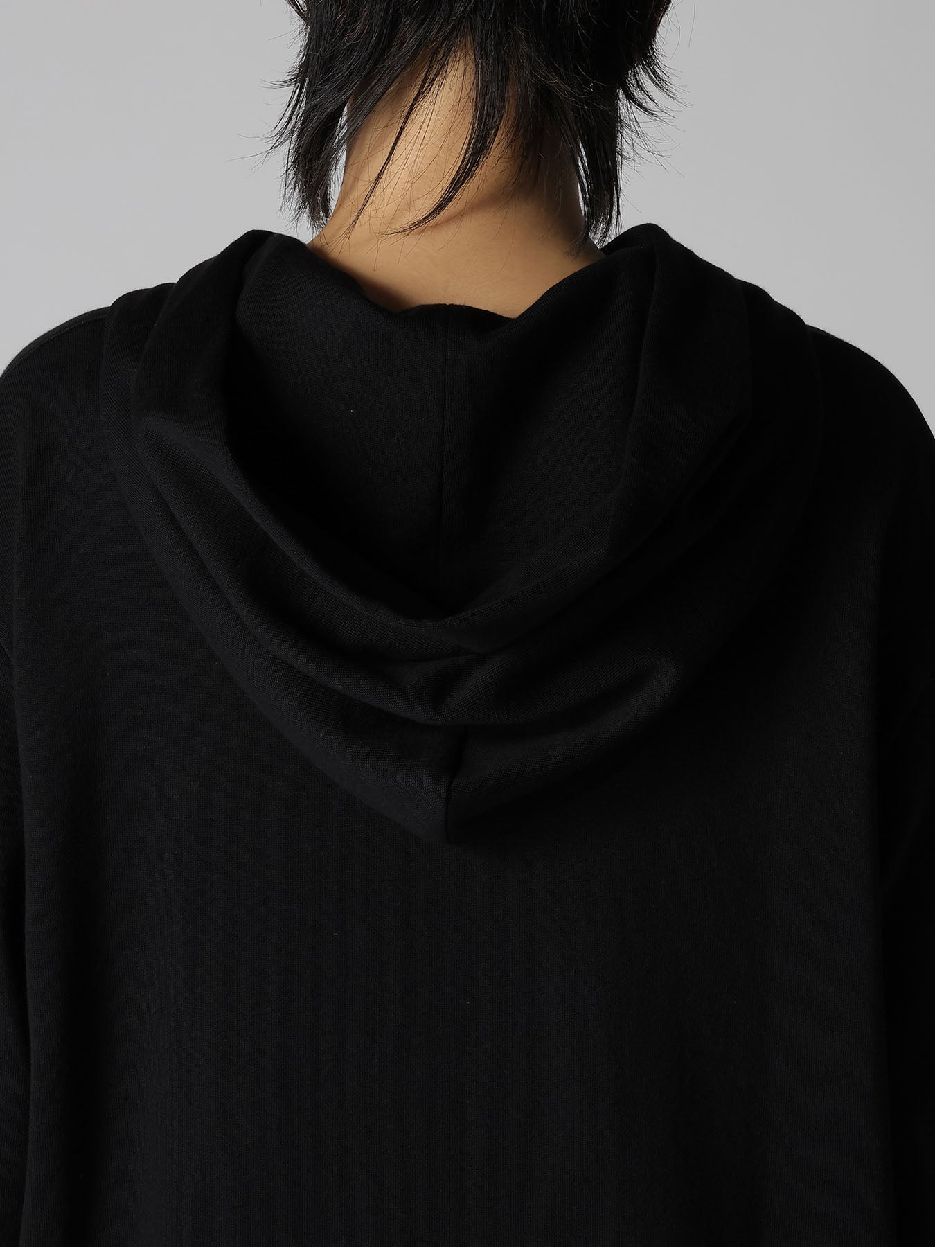 SOFT FRENCHTERRY HOODED LONG SLEEVE TEE – THE SHOP YOHJI YAMAMOTO