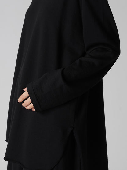 SOFT FRENCHTERRY HOODED LONG SLEEVE TEE