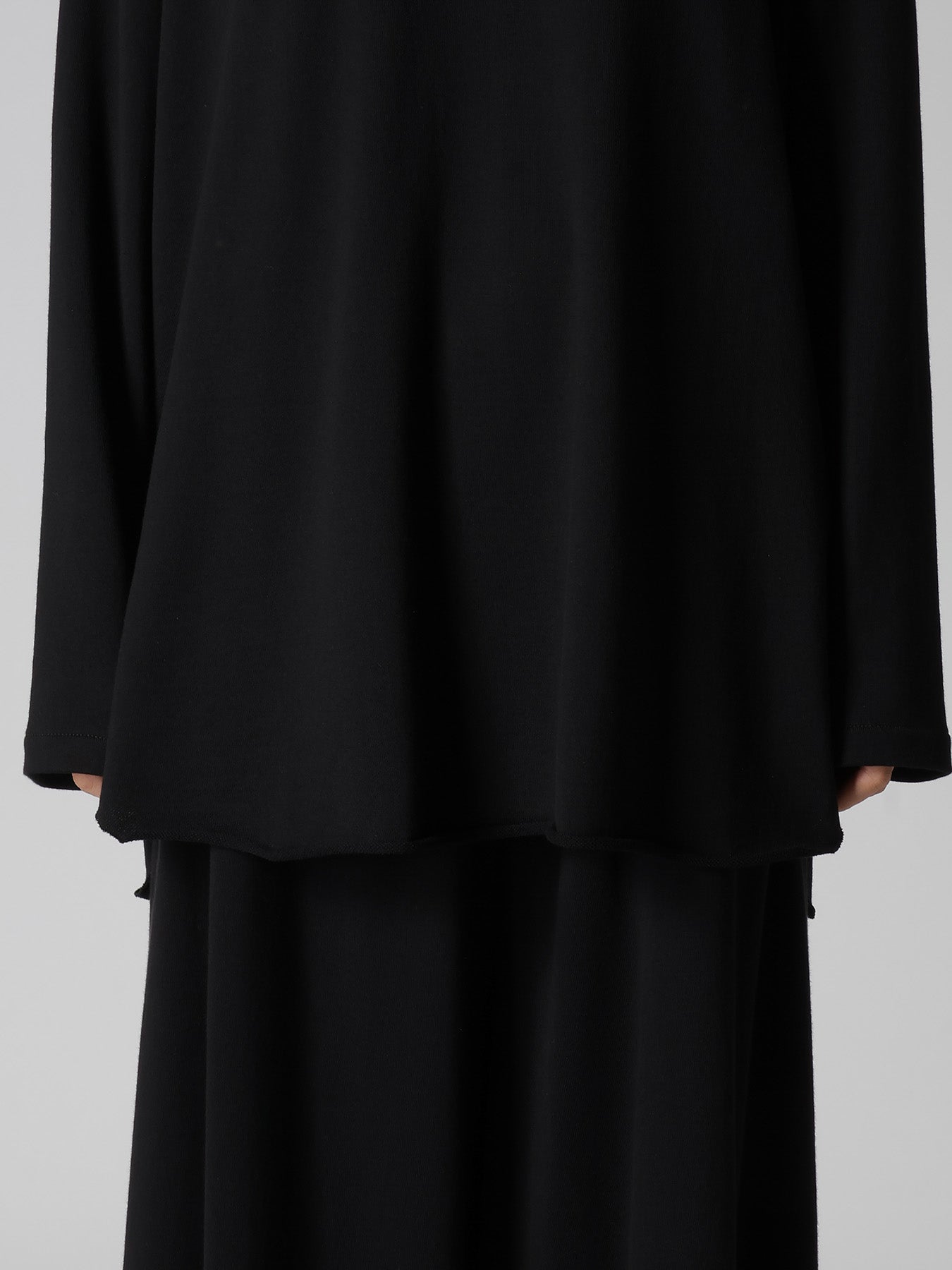 SOFT FRENCHTERRY HOODED LONG SLEEVE TEE