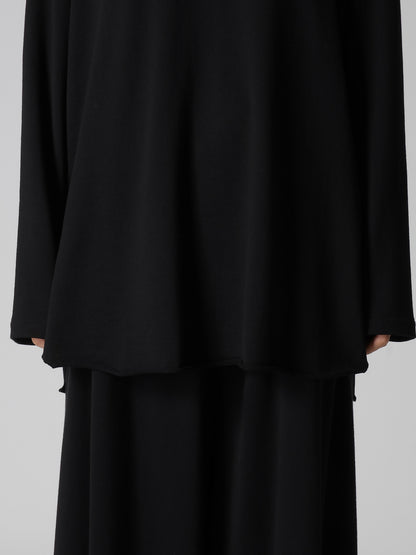 SOFT FRENCHTERRY HOODED LONG SLEEVE TEE