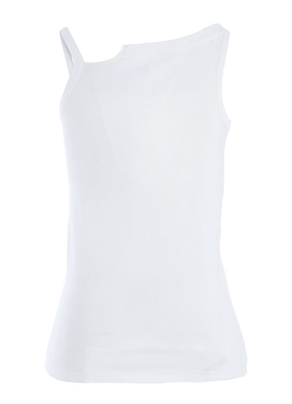 COTTON RIB BACKLESS TANKTOP