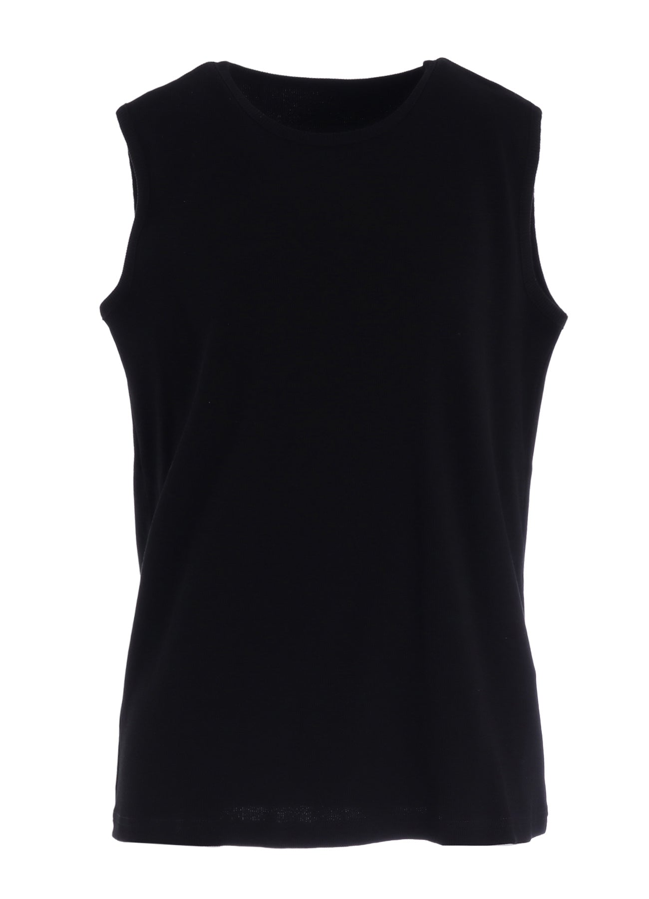 COTTON RIB OVERSIZED SLEEVELESS TEE