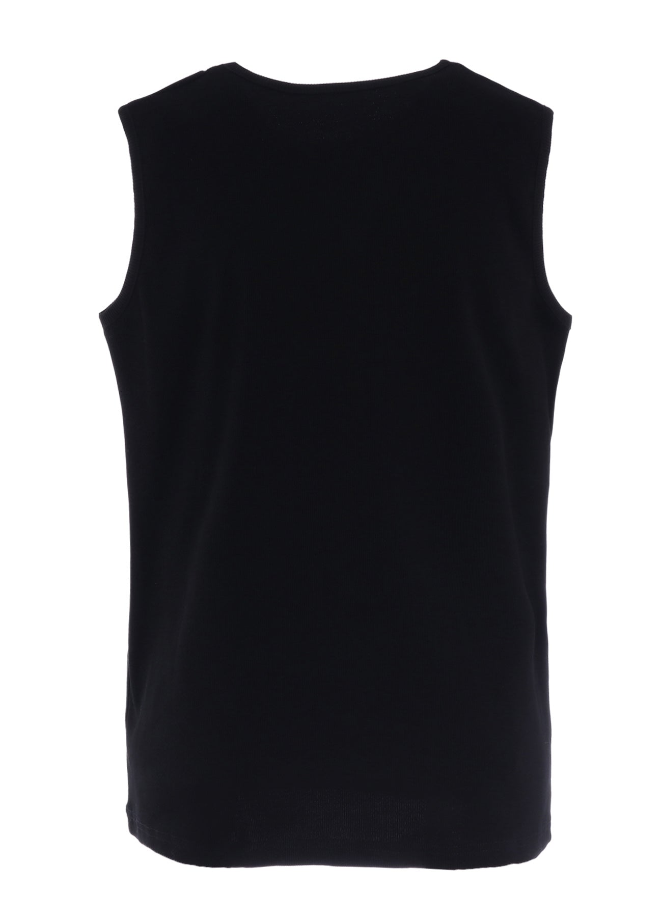 COTTON RIB OVERSIZED SLEEVELESS TEE