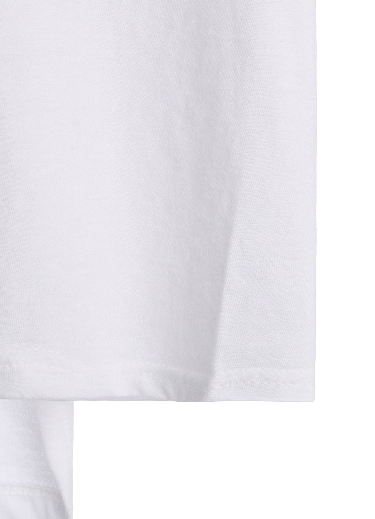 COTTON JERSEY ASYMMETRIC SLEEVLESS TEE