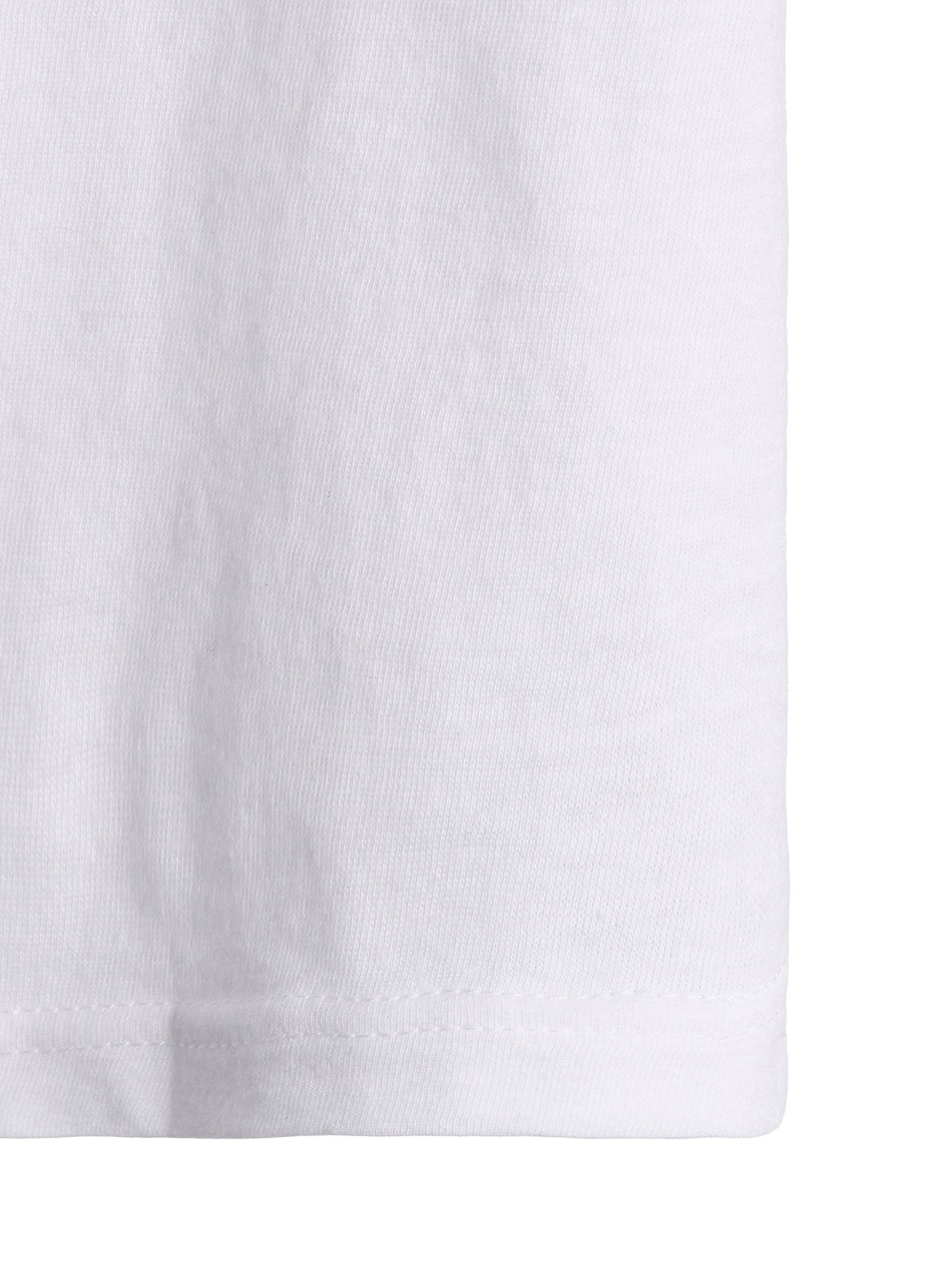 COTTON JERSEY OFFNECK SHORT SLEEVE TEE