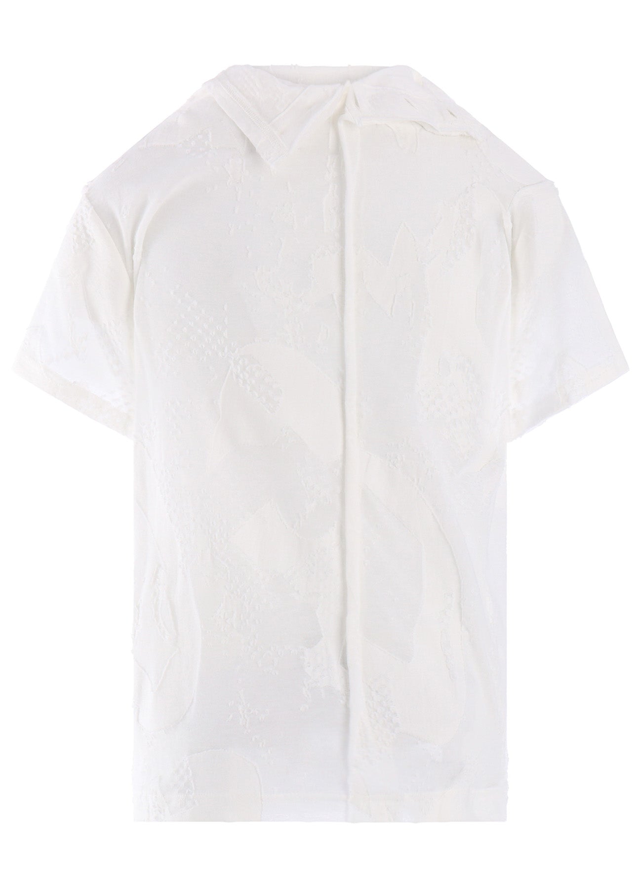 CRUSH JACQUARD OFFNECK SHORT SLEEVE TEE – THE SHOP YOHJI YAMAMOTO