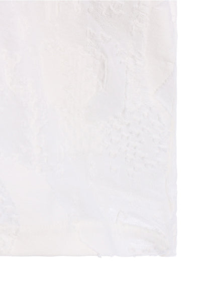 CRUSH JACQUARD ROUND NECK BIG TEE