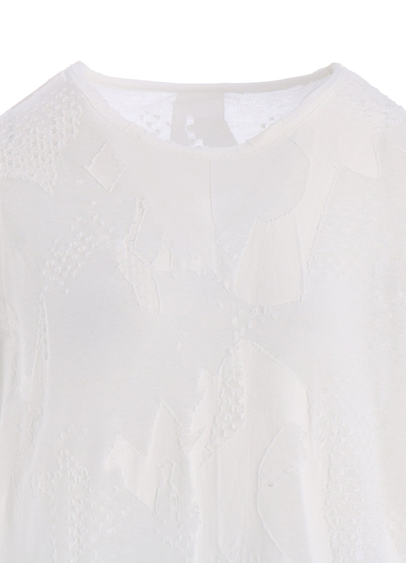 CRUSH JACQUARD BIG LONG SLEEVE TEE – THE SHOP YOHJI YAMAMOTO