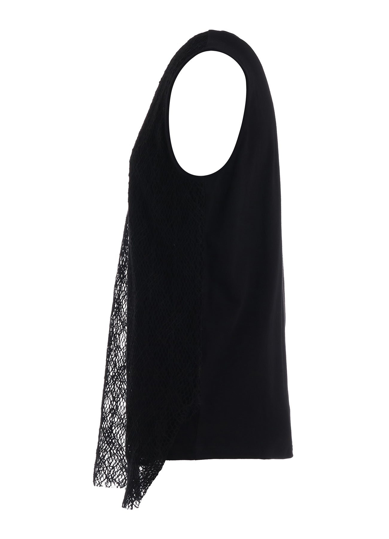 LACE COMBINATION SLEEVELESS TEE