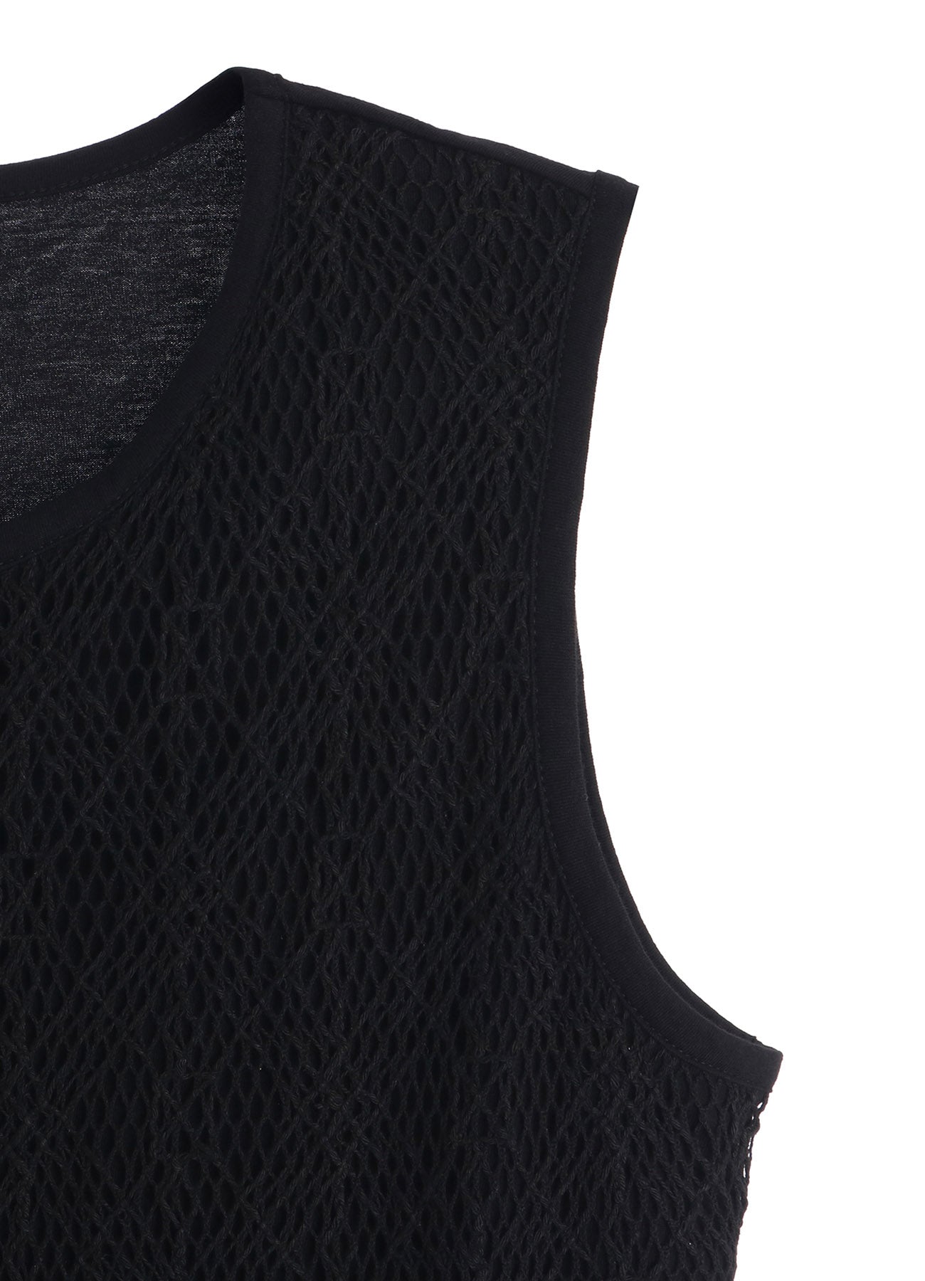 LACE COMBINATION SLEEVELESS TEE